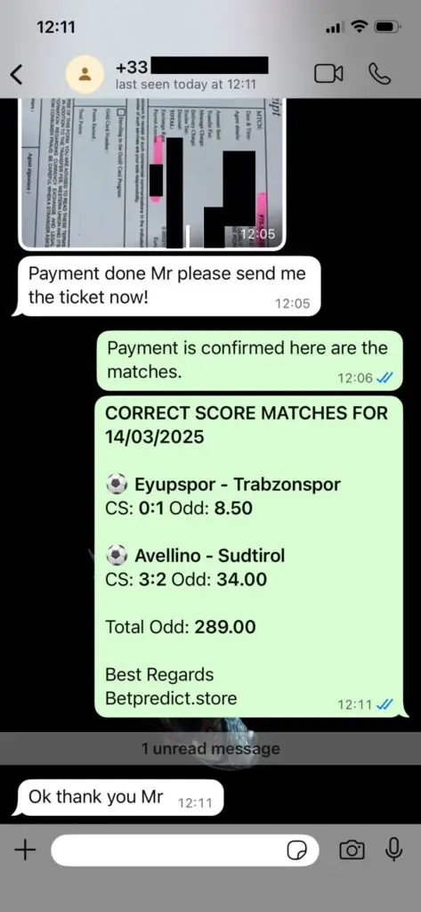 Rigged Correct Matches