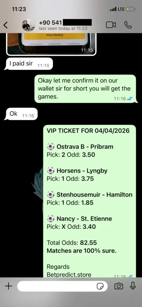 Rigged Fixed Matches